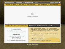 Tablet Screenshot of fountainsatalmeda.com
